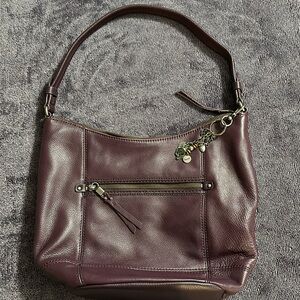 The Sak Sequoia Hobo Leather Bag Burgundy